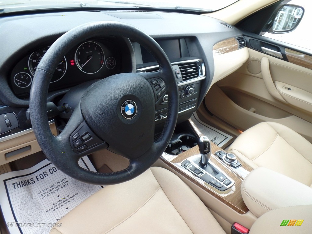 2014 X3 xDrive28i - Sparkling Bronze Metallic / Sand Beige photo #17