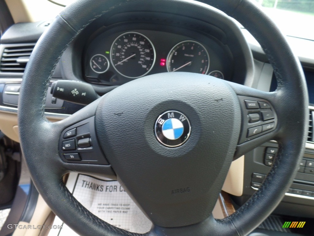2014 X3 xDrive28i - Sparkling Bronze Metallic / Sand Beige photo #19