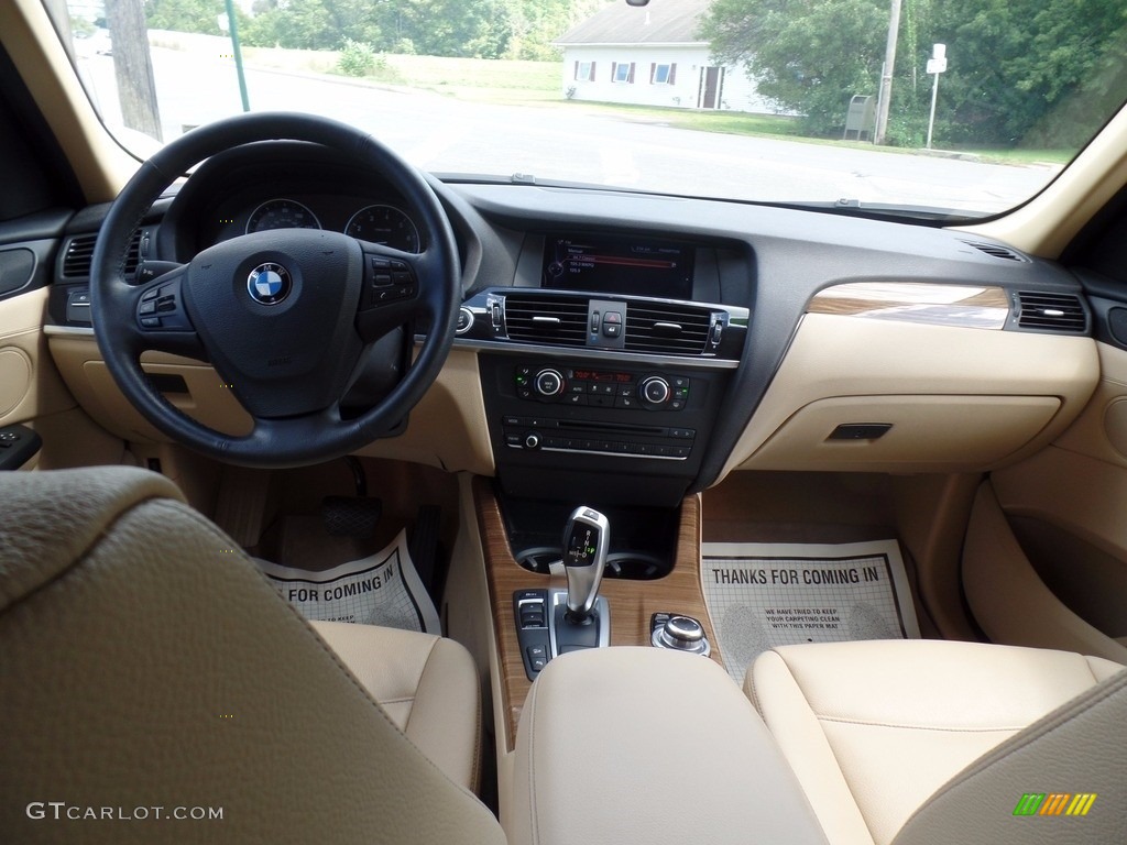 2014 X3 xDrive28i - Sparkling Bronze Metallic / Sand Beige photo #39