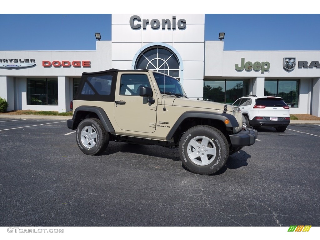 2017 Wrangler Sport 4x4 - Gobi / Black photo #1