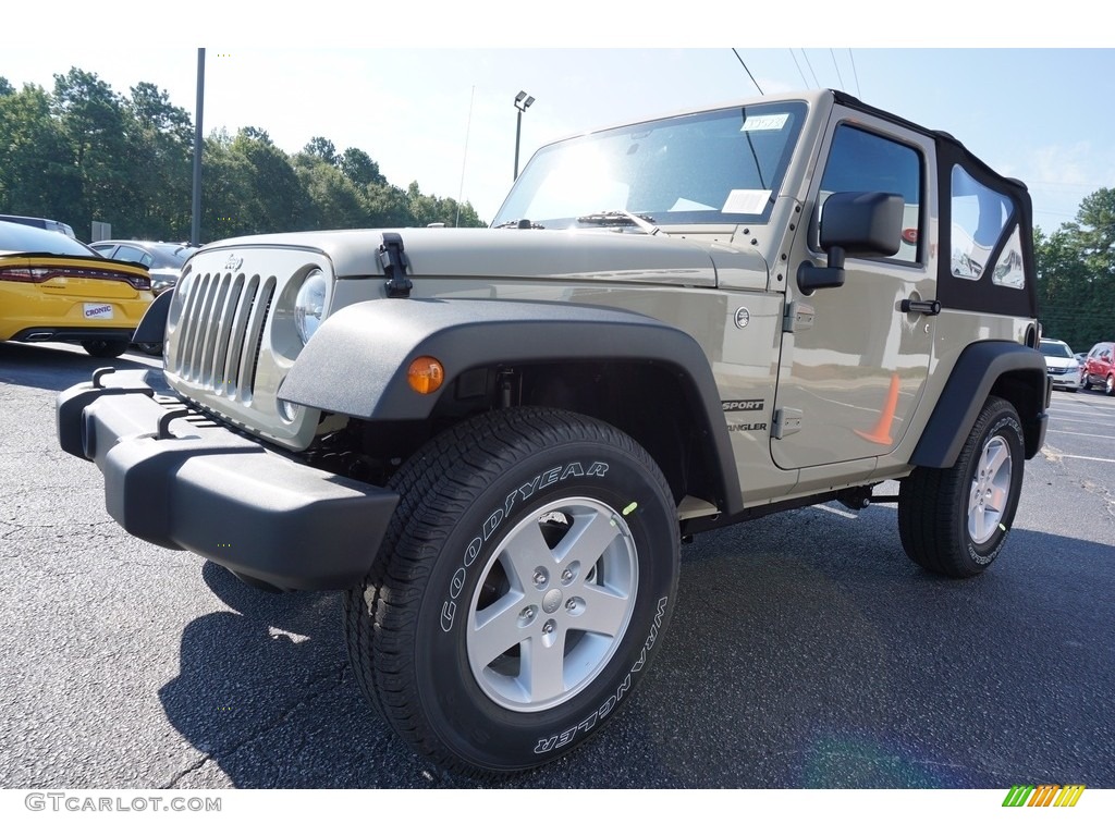 2017 Wrangler Sport 4x4 - Gobi / Black photo #3