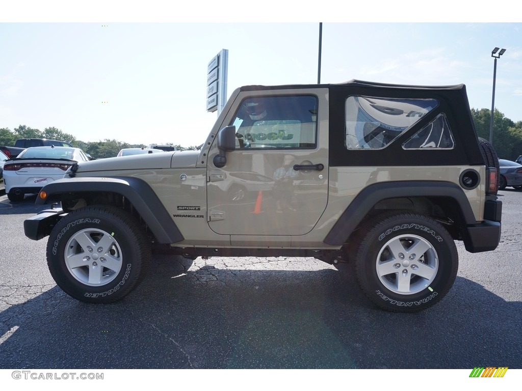 2017 Wrangler Sport 4x4 - Gobi / Black photo #4