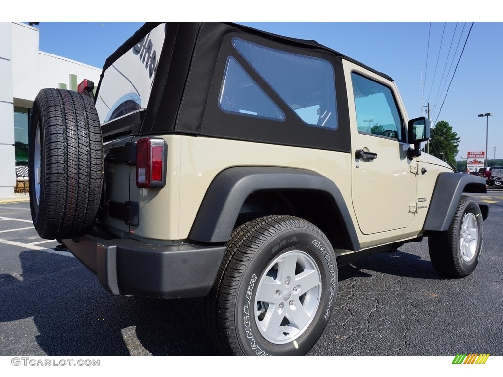 2017 Wrangler Sport 4x4 - Gobi / Black photo #7