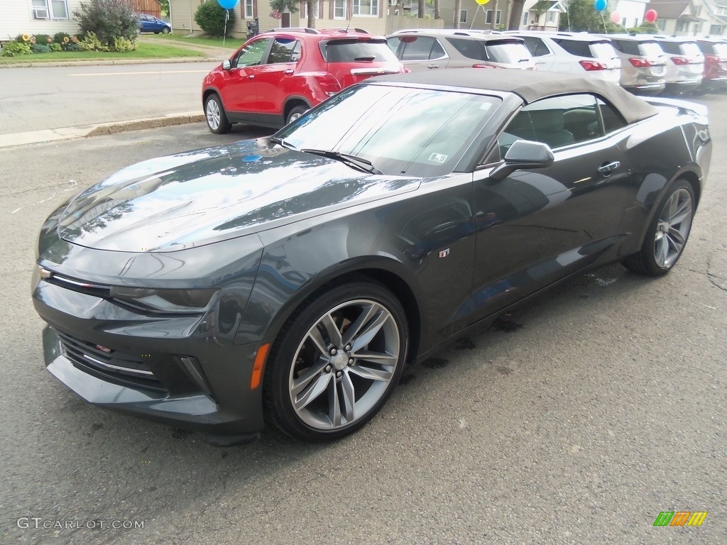 2017 Camaro LT Convertible - Nightfall Gray Metallic / Medium Ash Gray photo #2