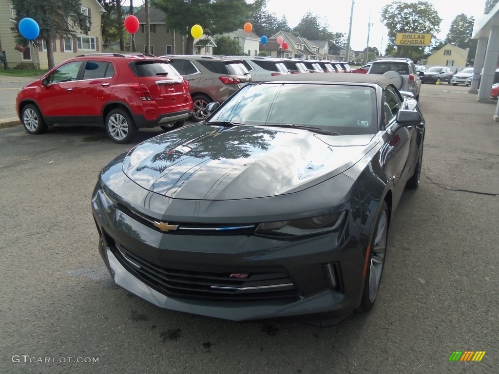 2017 Camaro LT Convertible - Nightfall Gray Metallic / Medium Ash Gray photo #3