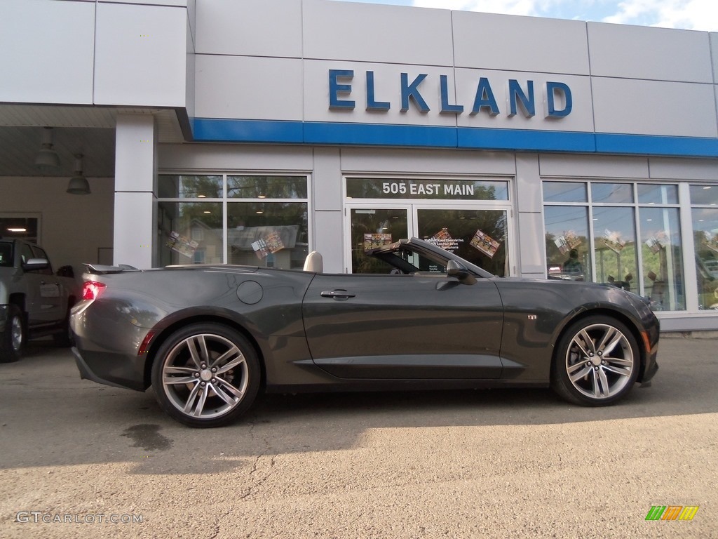 2017 Camaro LT Convertible - Nightfall Gray Metallic / Medium Ash Gray photo #7