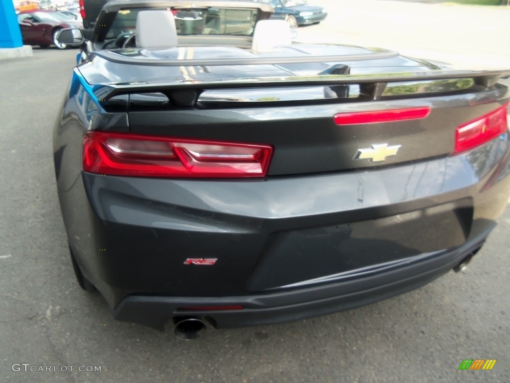 2017 Camaro LT Convertible - Nightfall Gray Metallic / Medium Ash Gray photo #10