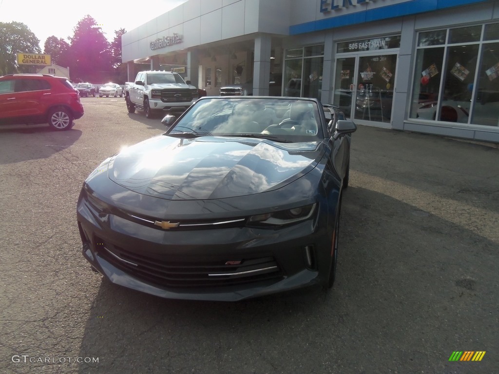 2017 Camaro LT Convertible - Nightfall Gray Metallic / Medium Ash Gray photo #17