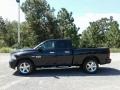 2017 Brilliant Black Crystal Pearl Ram 1500 Express Quad Cab 4x4  photo #2