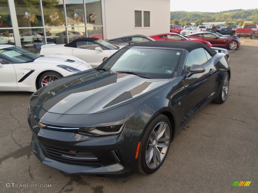 2017 Camaro LT Convertible - Nightfall Gray Metallic / Medium Ash Gray photo #35