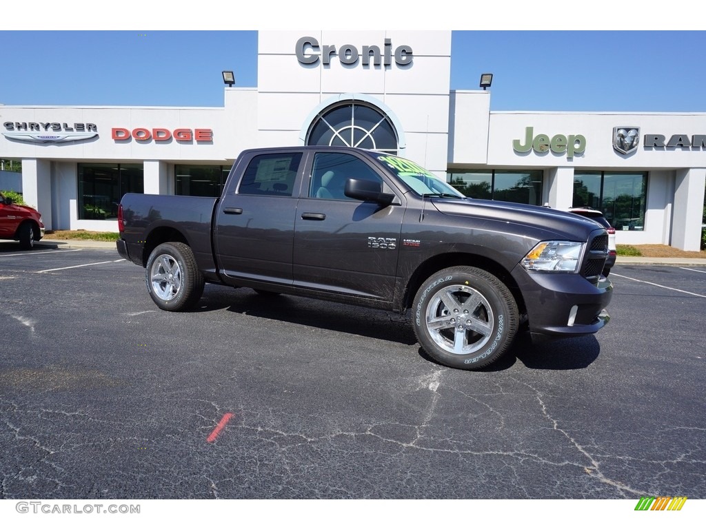 2017 1500 Express Crew Cab - Granite Crystal Metallic / Black/Diesel Gray photo #1