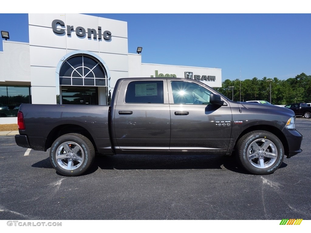 2017 1500 Express Crew Cab - Granite Crystal Metallic / Black/Diesel Gray photo #8