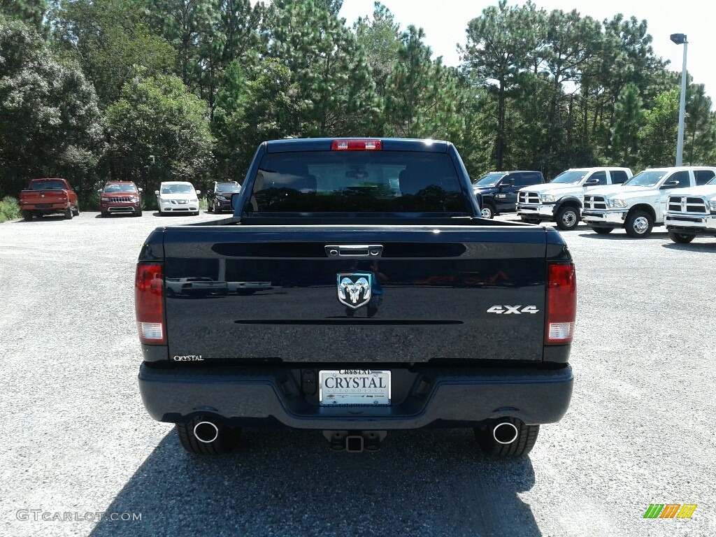 2017 1500 Express Quad Cab 4x4 - True Blue Pearl / Black/Diesel Gray photo #4