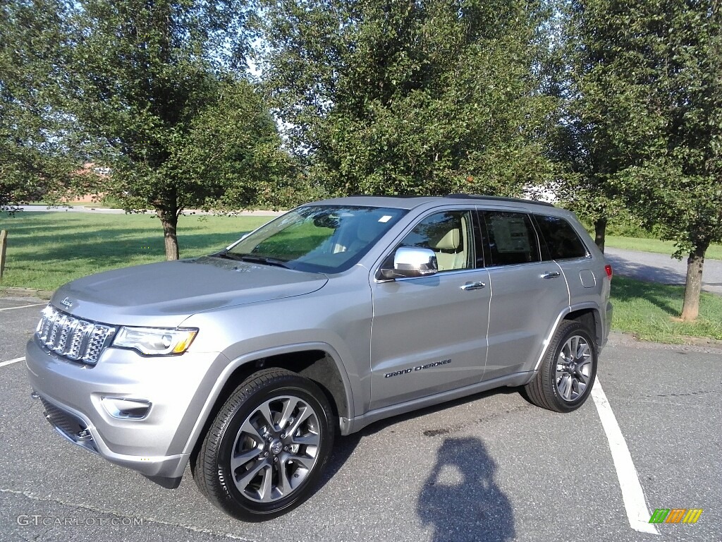 2018 Grand Cherokee Overland 4x4 - Billet Silver Metallic / Brown/Light Frost Beige photo #2