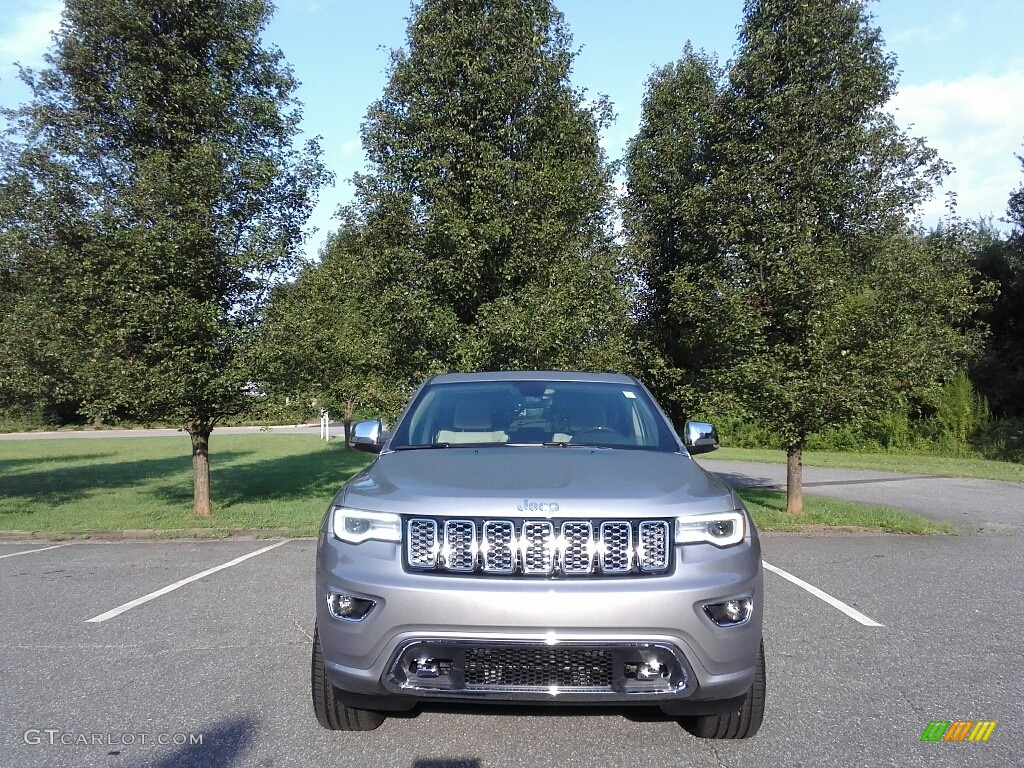 2018 Grand Cherokee Overland 4x4 - Billet Silver Metallic / Brown/Light Frost Beige photo #3