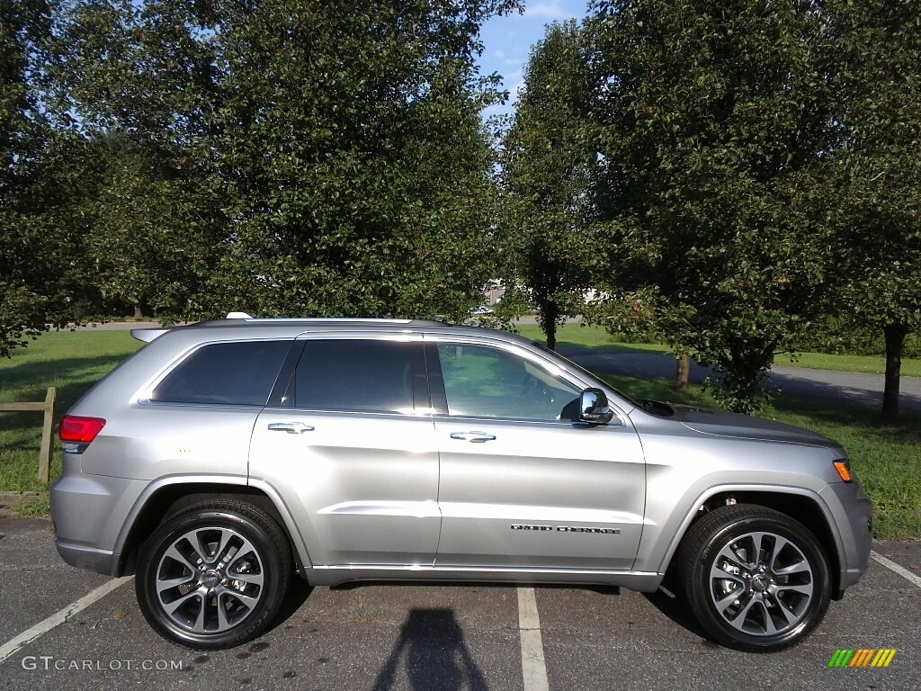 2018 Grand Cherokee Overland 4x4 - Billet Silver Metallic / Brown/Light Frost Beige photo #5