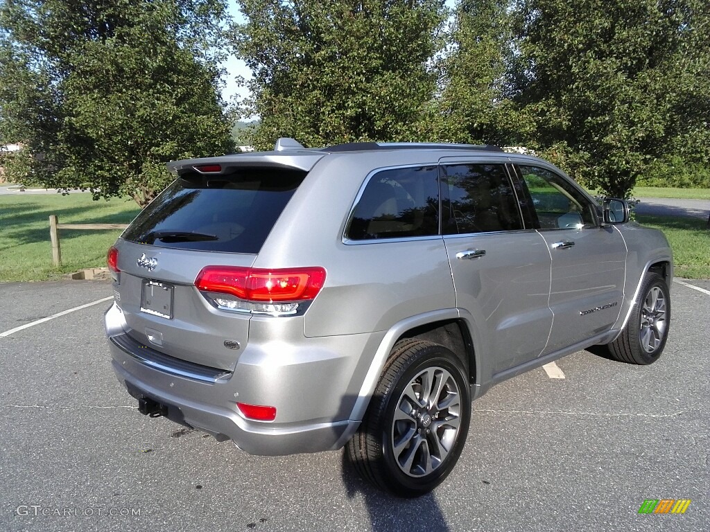 2018 Grand Cherokee Overland 4x4 - Billet Silver Metallic / Brown/Light Frost Beige photo #6