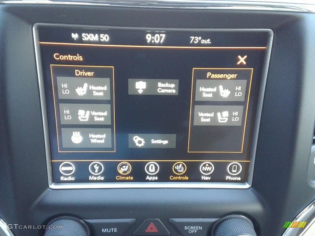 2018 Grand Cherokee Overland 4x4 - Billet Silver Metallic / Brown/Light Frost Beige photo #24