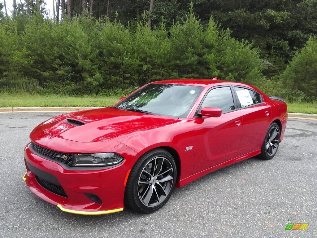 2018 Charger R/T Scat Pack - Redline Red Tricoat Pearl / Black photo #2