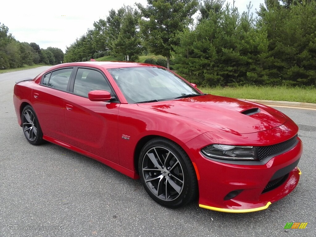 2018 Charger R/T Scat Pack - Redline Red Tricoat Pearl / Black photo #4