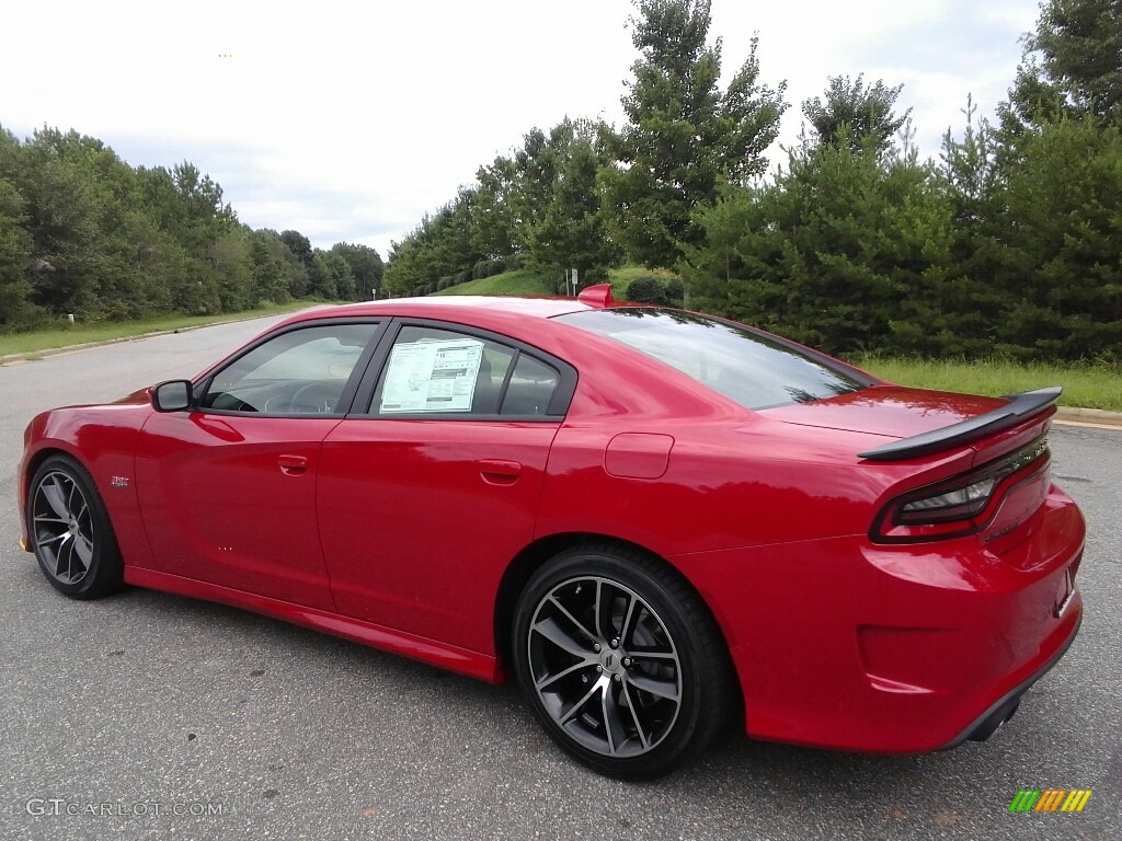 2018 Charger R/T Scat Pack - Redline Red Tricoat Pearl / Black photo #8