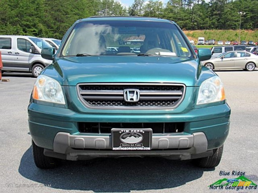 2003 Pilot EX-L 4WD - Sage Brush Pearl / Fern photo #8
