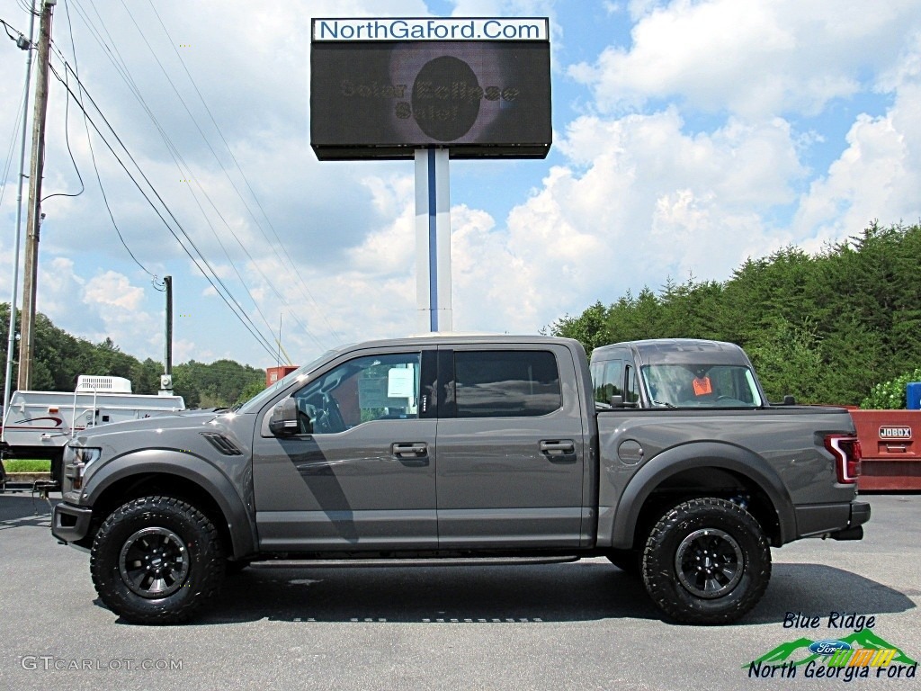 2018 F150 SVT Raptor SuperCrew 4x4 - Lead Foot / Raptor Black photo #2