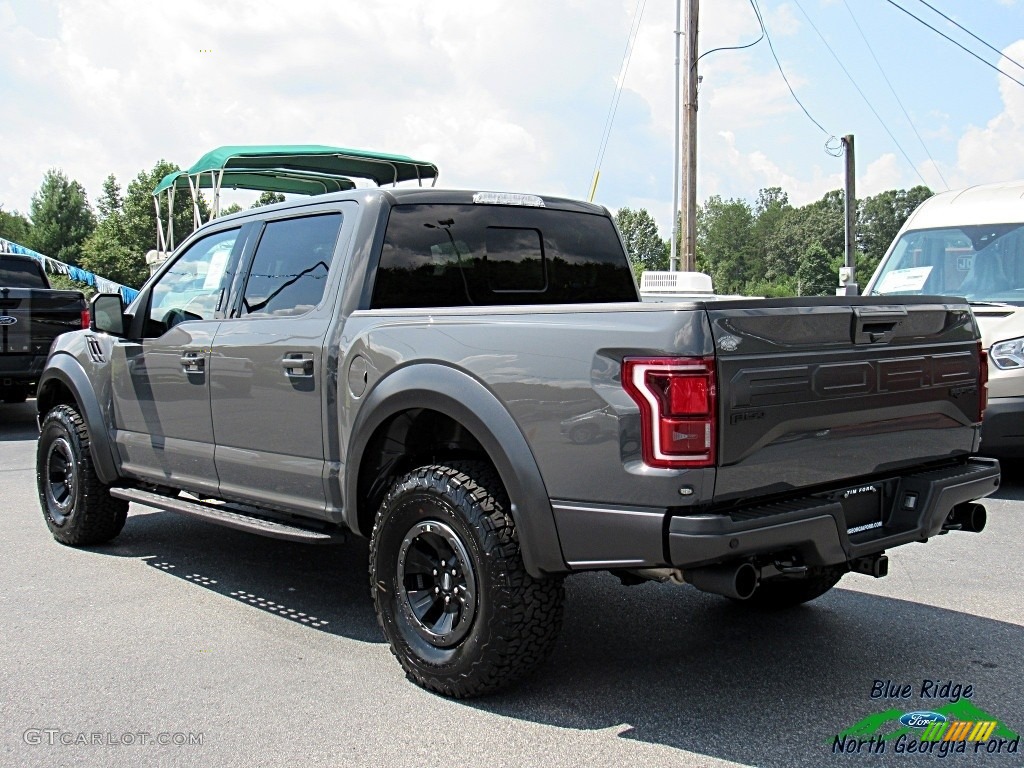 2018 F150 SVT Raptor SuperCrew 4x4 - Lead Foot / Raptor Black photo #3