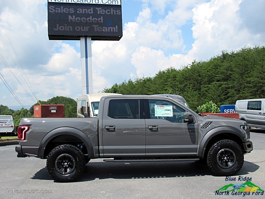 2018 F150 SVT Raptor SuperCrew 4x4 - Lead Foot / Raptor Black photo #7