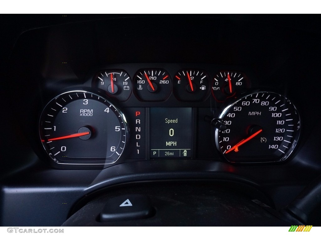 2018 Chevrolet Silverado 2500HD Work Truck Double Cab Gauges Photo #122390158