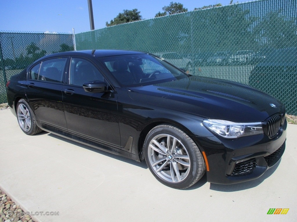 2018 7 Series 740i xDrive Sedan - Black Sapphire Metallic / Black photo #1