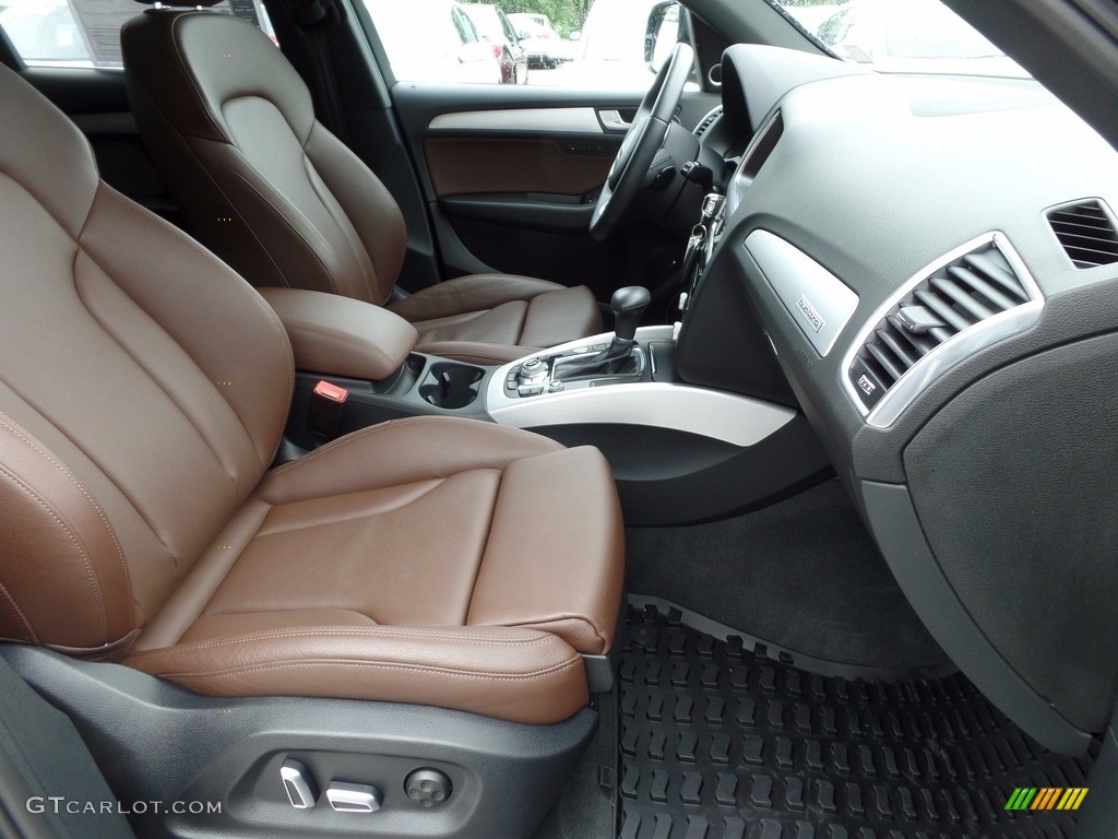 2017 Q5 2.0 TFSI Premium Plus quattro - Moonlight Blue Metallic / Chestnut Brown photo #13