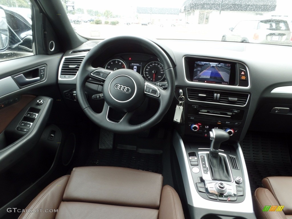2017 Q5 2.0 TFSI Premium Plus quattro - Moonlight Blue Metallic / Chestnut Brown photo #15