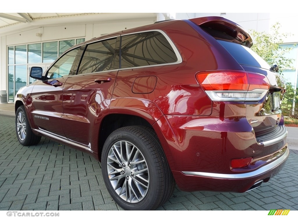 2018 Grand Cherokee Summit - Velvet Red Pearl / Black photo #2