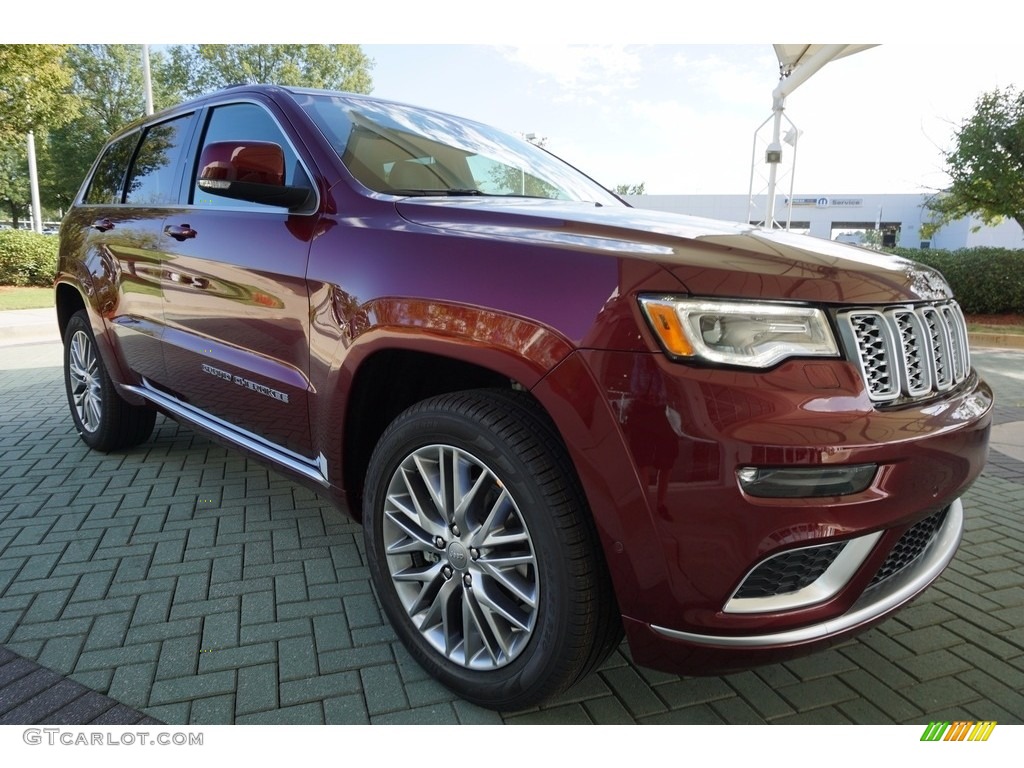 Velvet Red Pearl 2018 Jeep Grand Cherokee Summit Exterior Photo #122393151