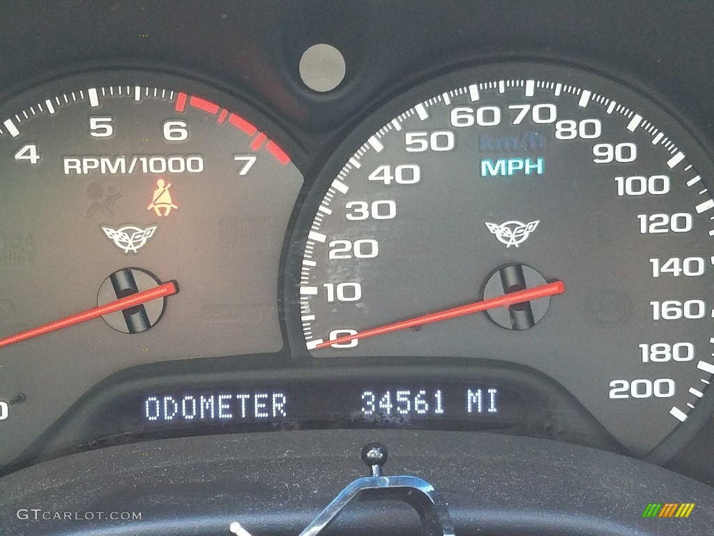 2004 Corvette Coupe - Black / Black photo #5