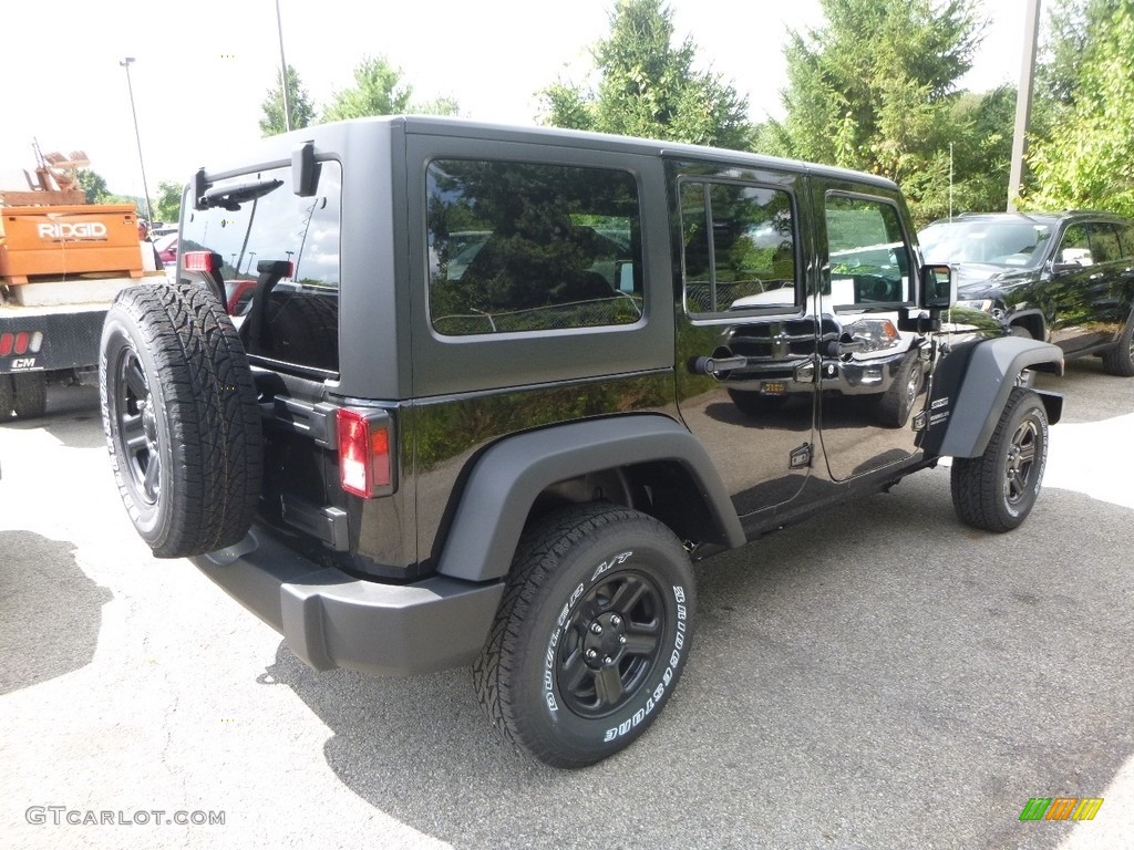 2017 Wrangler Unlimited Sport 4x4 - Black / Black photo #5