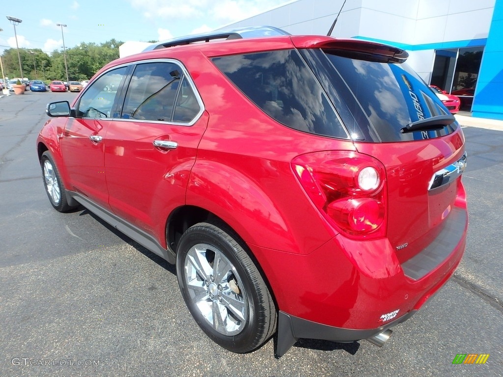 2013 Equinox LTZ AWD - Crystal Red Tintcoat / Brownstone/Jet Black photo #4