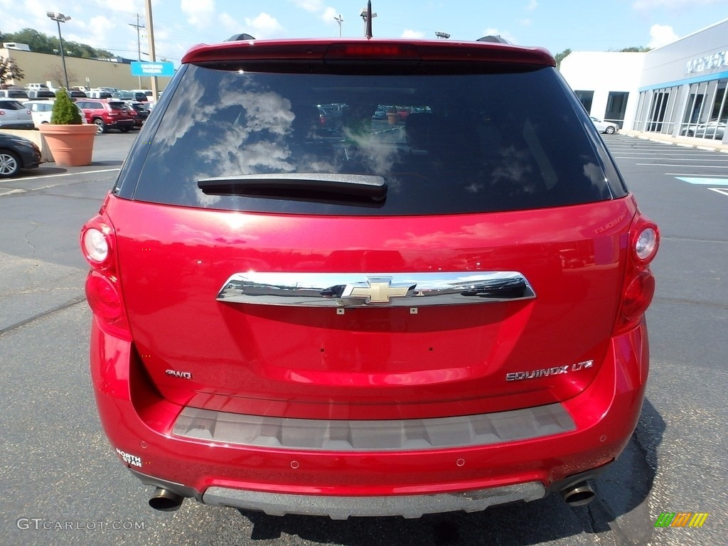 2013 Equinox LTZ AWD - Crystal Red Tintcoat / Brownstone/Jet Black photo #6