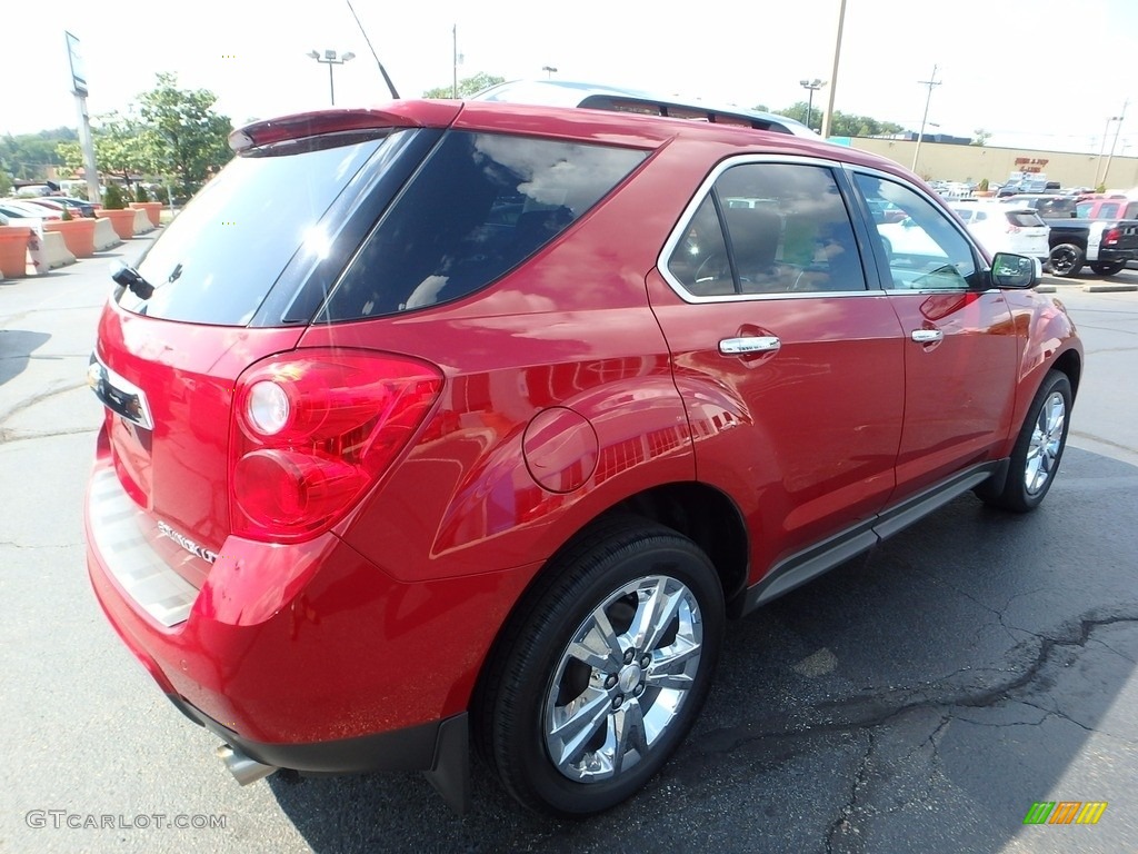 2013 Equinox LTZ AWD - Crystal Red Tintcoat / Brownstone/Jet Black photo #8