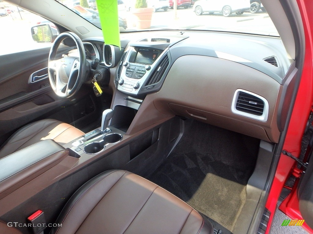 2013 Equinox LTZ AWD - Crystal Red Tintcoat / Brownstone/Jet Black photo #16