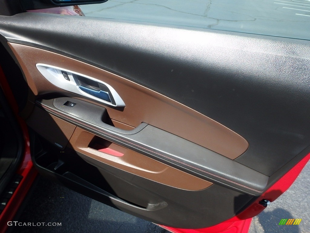 2013 Equinox LTZ AWD - Crystal Red Tintcoat / Brownstone/Jet Black photo #18