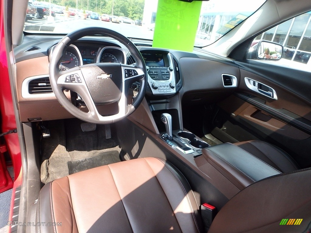 2013 Equinox LTZ AWD - Crystal Red Tintcoat / Brownstone/Jet Black photo #23