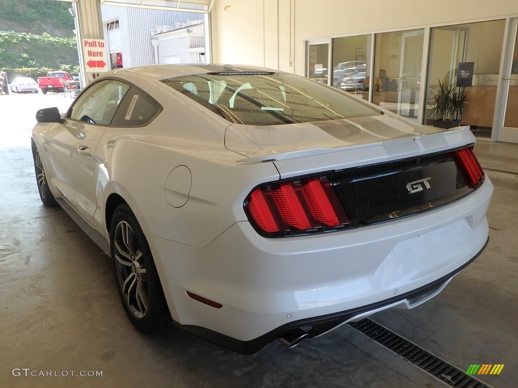 2017 Mustang GT Premium Coupe - White Platinum / Red Line photo #3
