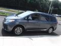 2014 Shoreline Blue Pearl Toyota Sienna XLE  photo #7