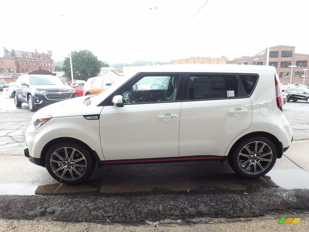 Clear White 2018 Kia Soul ! Exterior Photo #122399699
