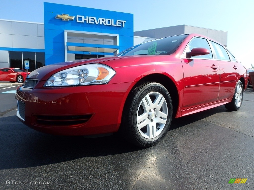 2013 Impala LT - Crystal Red Tintcoat / Ebony photo #2