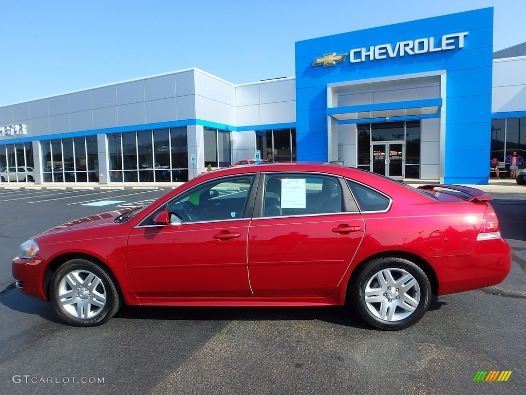 2013 Impala LT - Crystal Red Tintcoat / Ebony photo #3