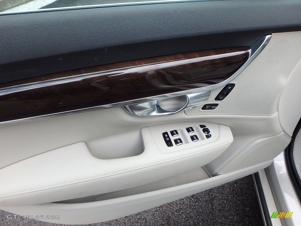 2018 Volvo S90 T5 Blonde Door Panel Photo #122402736