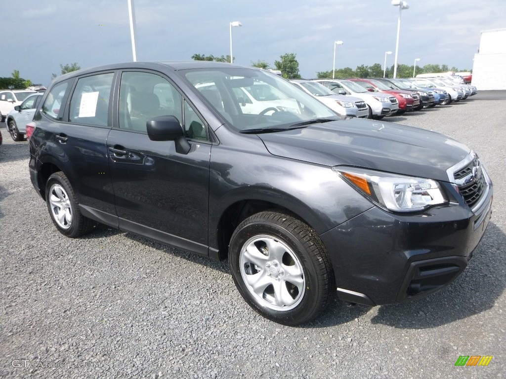 Dark Gray Metallic 2018 Subaru Forester 2.5i Exterior Photo #122402991